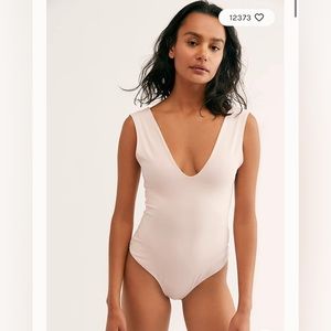 NWT Free People Keep It Sleek Body Suit